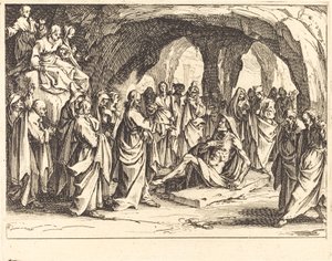 Vzkříšení Lazara od Jacques Callot