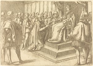 Přijetí vyslance Polska od Jacques Callot