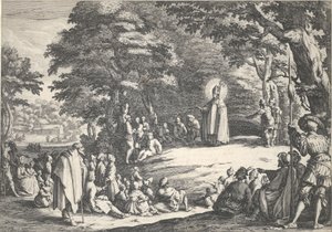 Svatý Amand od Jacques Callot