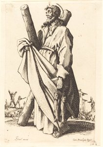 Saint Andrew, publikoval 1631. od Jacques Callot