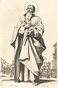 Svatý Bartoloměj, publikoval 1631. od Jacques Callot