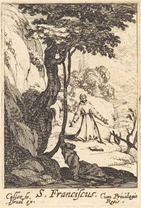 Svatý František, 1592-1635. od Jacques Callot