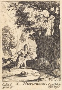Svatý Jeroným. od Jacques Callot