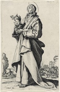 Svatý Jan Evangelista z Les Grands Apôtres (Velcí apoštolové), 1631 od Jacques Callot