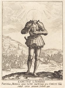 Svatý Livier od Jacques Callot