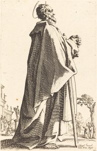 Saint Matthew, publikoval 1631. od Jacques Callot