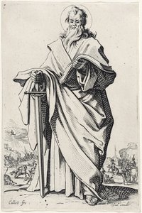 Svatý Pavel z Les Grands Apôtres (Velcí apoštolové), 1631 od Jacques Callot
