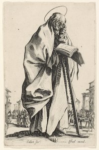 Saint Simon z Les Grands Apôtres (Velcí apoštolové), 1631 od Jacques Callot