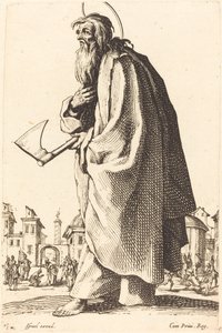 Svatý Tadeáš, publikoval 1631. od Jacques Callot