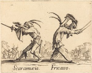 Scaramucia a Fricasso od Jacques Callot