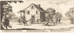 Scéna drancování od Jacques Callot