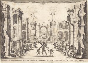 Druhé intermezzo, 1617. od Jacques Callot