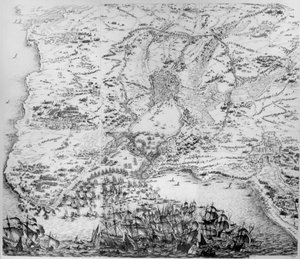 Vítězství La Rochelle od Jacques Callot