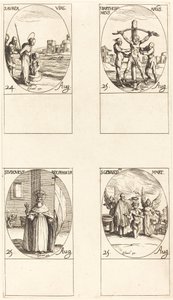 St. Aurea; svatého Bartoloměje; St. Louis; Svatý Genesius od Jacques Callot