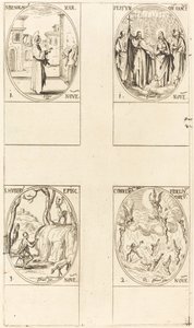 Svatý Benignus; Festival Všech svatých; Památka zesnulých; Svatý Hubert od Jacques Callot
