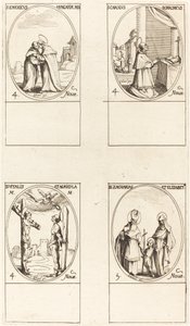 St. Emeric; Svatý Karel Boromejský; St. Vitalis & Agricola; Sts. Zachary & Elizabeth od Jacques Callot