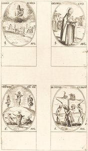 Svatá Marie Sněžná; Svatý Memmius, biskup; Proměna; Sts. Justus a Pastor od Jacques Callot