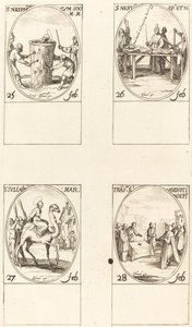 Svatý Nicefor; Svatý Nestor; Svatý Julián; Překlad svatého Augustina od Jacques Callot