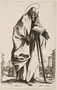 Svatý Šimon, ze série „Velcí apoštolové“ od Jacques Callot