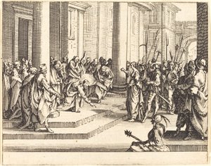 Kamenování Ježíše, 1635. od Jacques Callot