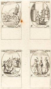 Svatí Faustinus a Jovita; Svatý. Juliana; Svatý. Máme jeden; Svatý. Polychronius od Jacques Callot
