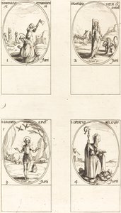 Svatí Pamphilius a Porphyry; Svatý. Blandine a společníci; Svatý. Erasmus; Svatý. Přál si od Jacques Callot