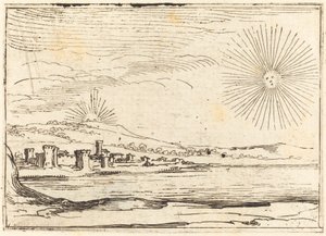 Východ slunce, 1628. od Jacques Callot