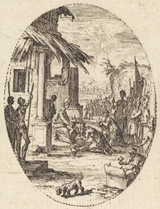 Klanění tří králů od Jacques Callot