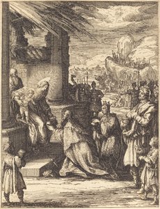 Klanění tří králů, 16231628. od Jacques Callot