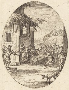 Klanění pastýřů, c. 1631. od Jacques Callot