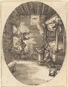 Zvěstování. od Jacques Callot
