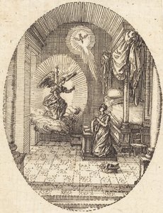 Zvěstování od Jacques Callot