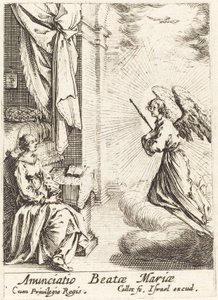 Zvěstování od Jacques Callot