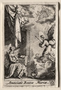 Život Panny Marie: Zvěstování od Jacques Callot