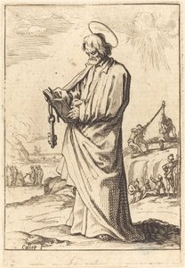 Apoštol Petr od Jacques Callot