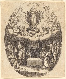 Nanebevzetí s Cherubínem od Jacques Callot