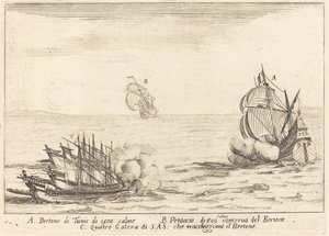 Útok, 1617. od Jacques Callot