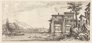 Koupající se od Jacques Callot