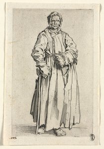 Žebráci: Jednooká žena od Jacques Callot