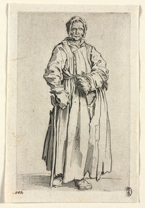 The Beggars: One-Eyed Woman, c. 1623. od Jacques Callot
