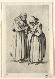 Žebráci: Dvě žebráky od Jacques Callot