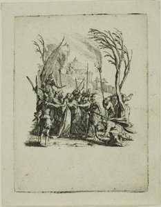 Zrada, z Malé vášně od Jacques Callot