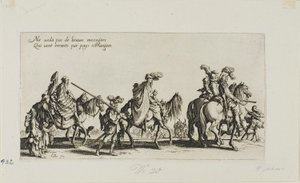 The Bohemians Marching, od The Bohemians od Jacques Callot