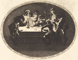 Hráči karet od Jacques Callot