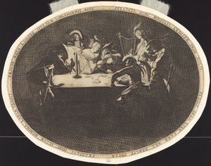 Hráči karet od Jacques Callot