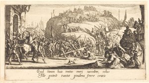 Nesení kříže od Jacques Callot