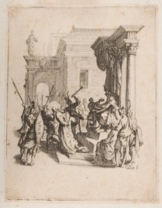 Odsouzení, ne. 5 z 11 od La Petite Passion od Jacques Callot