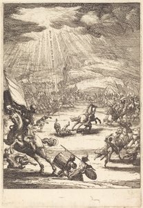 Obrácení svatého Pavla od Jacques Callot