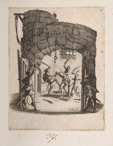 Korunovace borovic, no. 8 z 11 od La Petite Passion od Jacques Callot