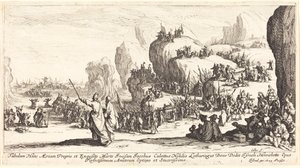 Přechod Rudého moře od Jacques Callot